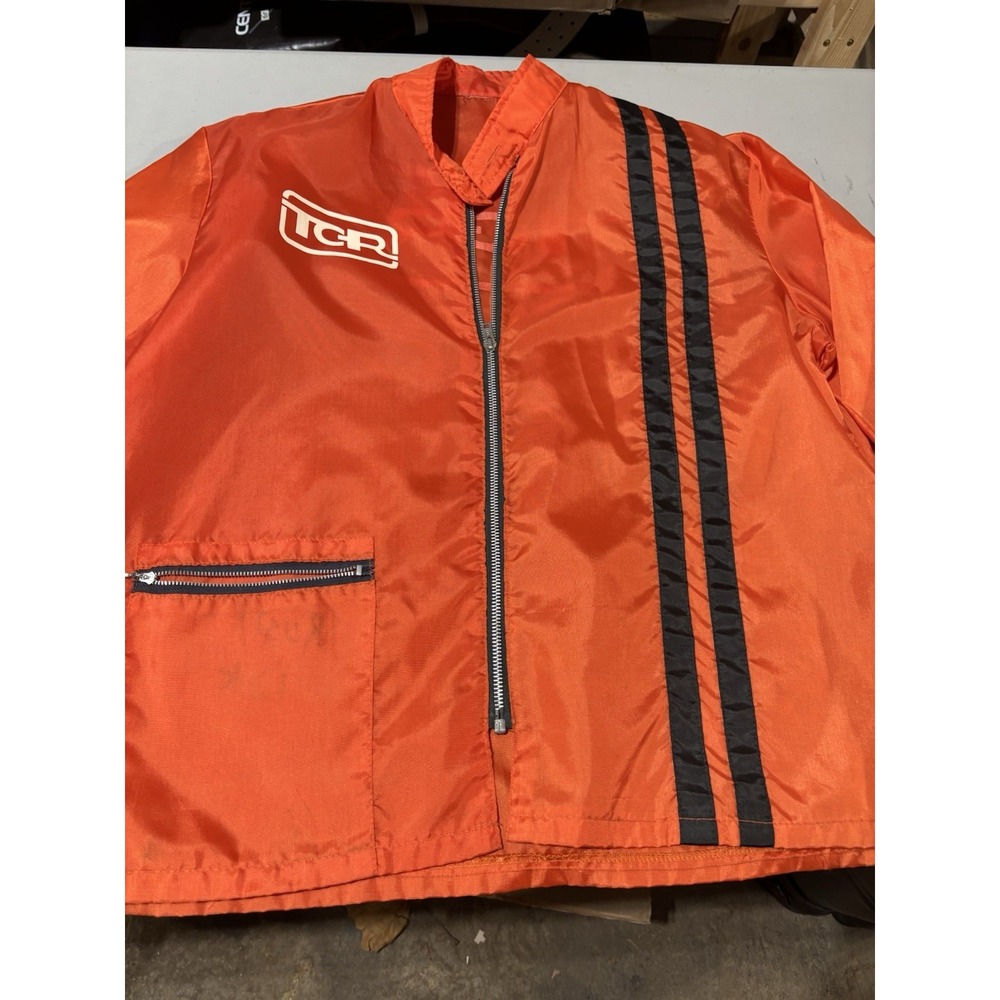 TCR Orange Windbreaker‎ Jacket L